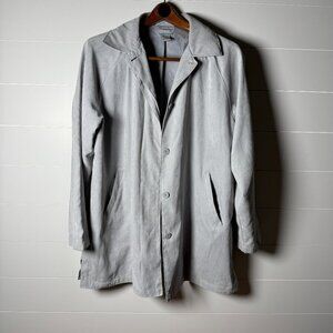 Collection by Cherokee Gray Sz Large Jacket Hidden Buttons
